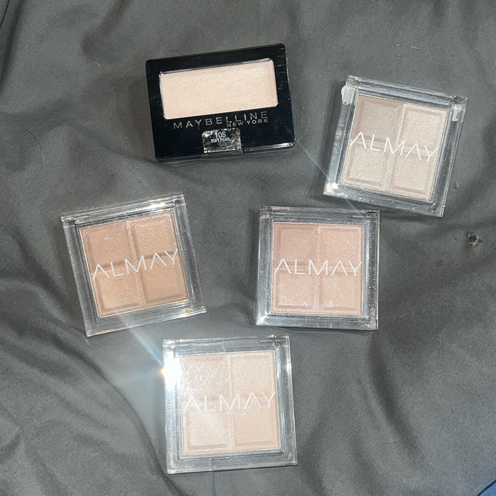 NEW 4 Almay & Maybelline brightening highlighting Eyeshadows